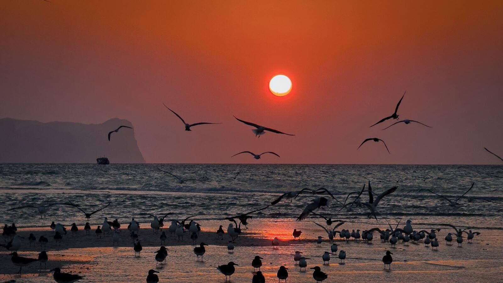 Sunset over Somalia